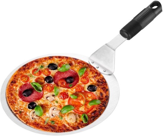 Runde Pizzaschaufel Aus Edelstahl – Grillbackwerkzeug