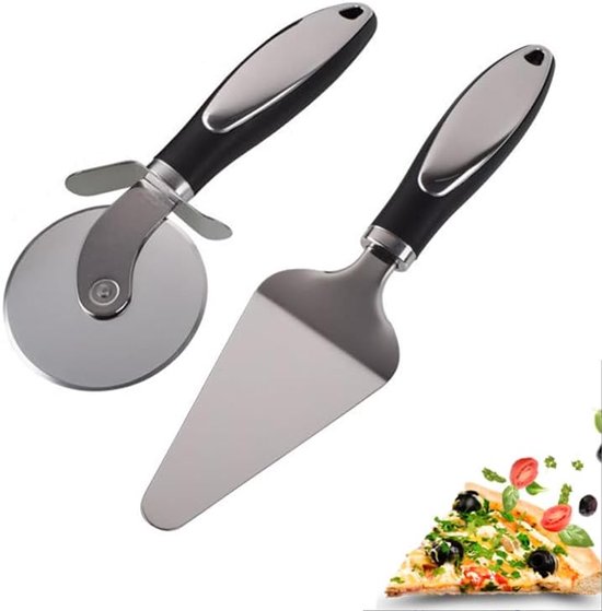 Pizzaschneider – Tortenheber – Pizzaschere Mit Rutschfestem Griff – Für Küche – Restaurant – Party