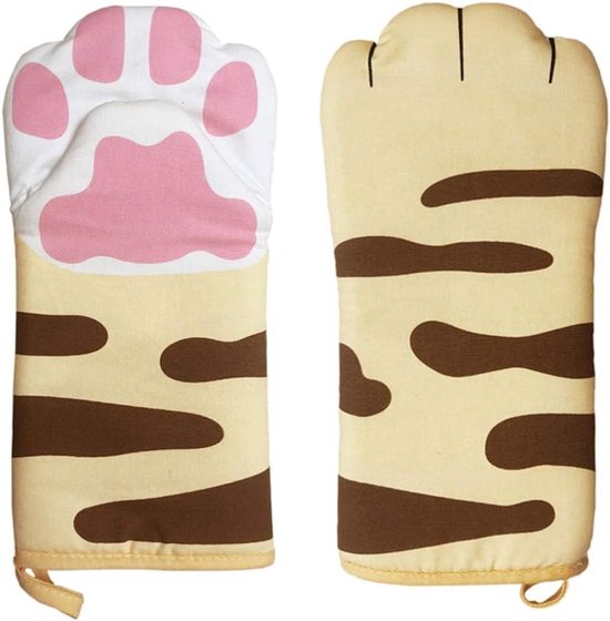 Ofenhandschuhe, Hitzebeständige Küchenhandschuhe, Geeignet Zum Kochen Und Backen, 1 Paar