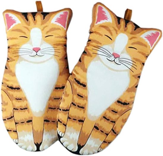 1 Paar Ofenhandschuhe, Backhandschuhe, Mikrowellenhandschuhe