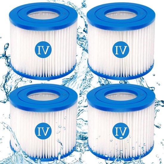 Poolfilterkartusche, 4 Stück, Spa-filterkartuschen, Lay-z-spa-filter Vi, Whirlpoolfilter Miami, Vegas, Monaco – Ersatzfilter Für Lay-z-spa