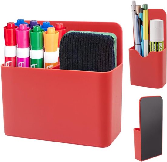 Magnetischer Stiftehalter 2er-pack Magnetischer Stiftehalter Mit Geräumigen Fächern Stifteorganizer Für Stifte Und Andere Schreibwaren Zur Von An