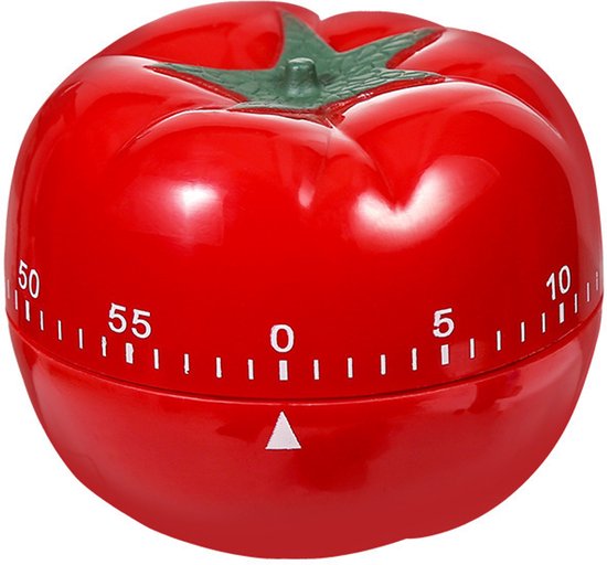 Küchentimer Analog Kochtimer Tomatentimer Timer 60 Min. Tomatenform