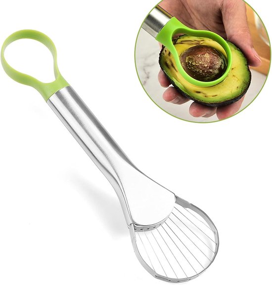 Avocadoschneider, Obstschneider Aus Edelstahl, Küchenutensil, Avocado-entkerner Und -schäler