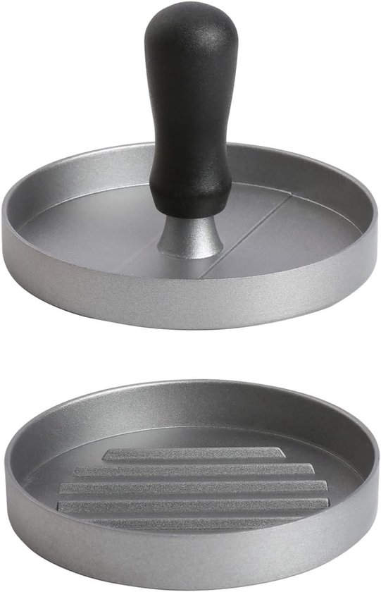Hamburgerpresse Aus Aluminiumguss Für Leckere Hamburger, Patties Und Grillgerichte, Mit Antihaftbeschichtung, Durchmesser 11,8 Cm