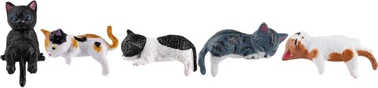 5-teiliges Katzen-auto-accessoire-set Niedliche Mini-armaturenbrettdekorationen Rückspiegelornamente Niedliche Katzendekoration Oder Ästhetische