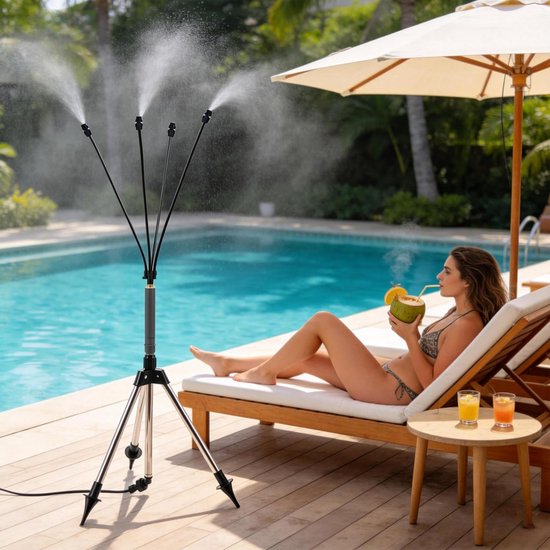 Bodensprinkler – Terrassenkühlung – 8 M Wasserschlauch