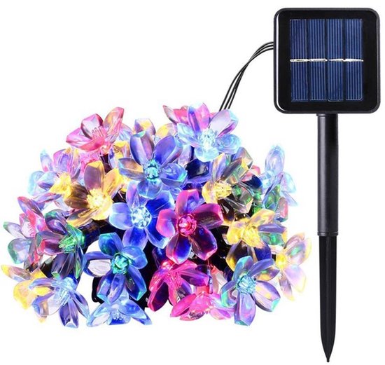 Solarbetriebene Lichterkette Mit Mehreren Leds Für Gartenzäune, Terrasse, Rasen, Garten, Partydekoration, Mehrfarbig, 12 M, 100 Leds