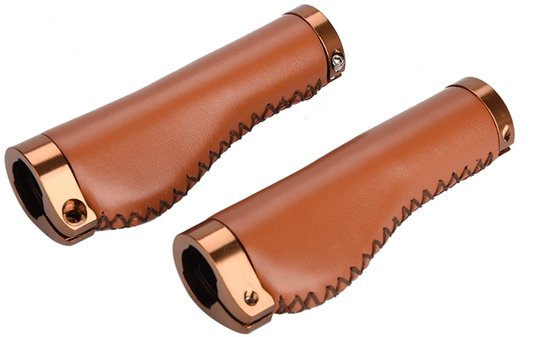 Fahrradgriffe Aus Leder 1 Paar Fahrradlenker Pu-leder Retro-griffkappe Endkappe Griff Für Fahrradzubehör Komfortabler Griff Fahrradzubehör Für