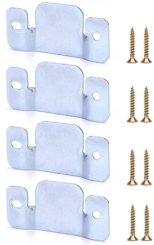 Möbelverbinder – Verzinktes Eisen – 4er-set
