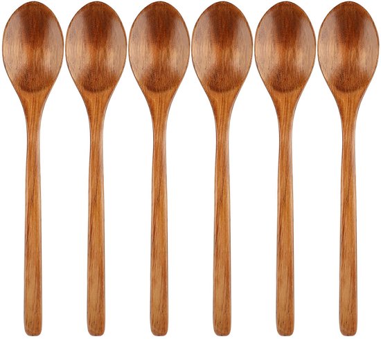 Holzlöffelset – Handgefertigt Aus Nanmu-holz – 23,5 Cm Lang Und 4,2 Cm Breit