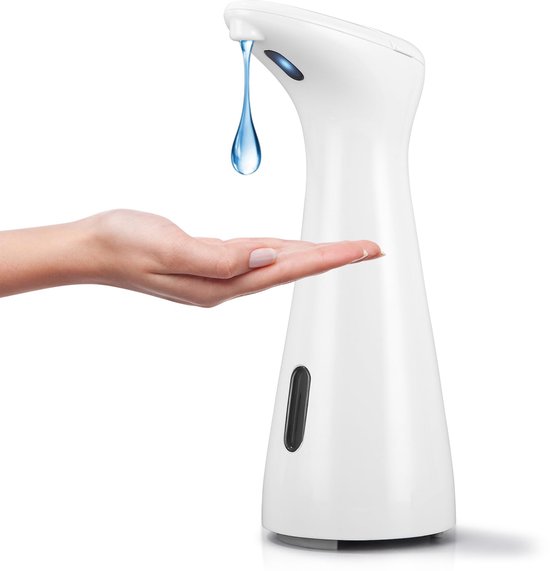 Automatischer Seifenspender Mit Infrarotsensor – 200 Ml, Berührungslos – Wasserdicht (ipx6) – Für Küche, Bad, Schule Und Hotel – Weiß