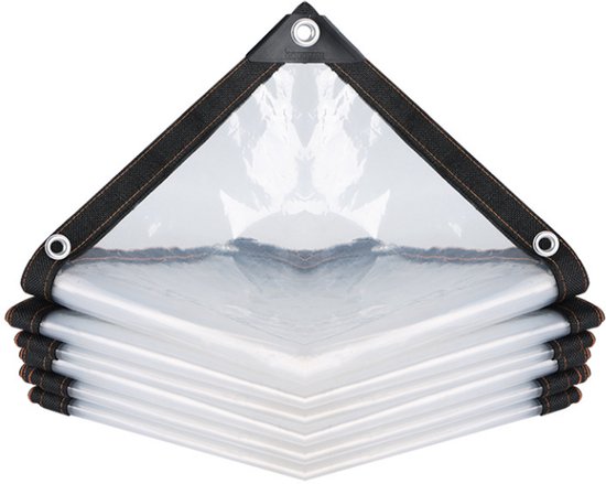 Wasserdichte Plane Robuste Plane Transparente Plane Staubdicht Regendicht Winddicht Vierseitige Verstärkung Winddicht Multifunktional Geeignet 2 2
