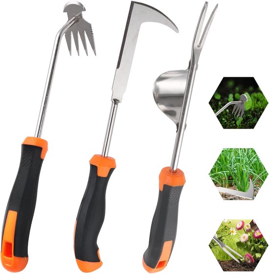 3 Teiliger Unkrautstecher Hand Unkrautstecher Unkrautentferner Wurzelentferner Gartenkelle
