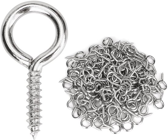 100 Stück Selbstschneidende Schraubhaken Aus Edelstahl 304 – 1,2 X 5 X 12 Mm