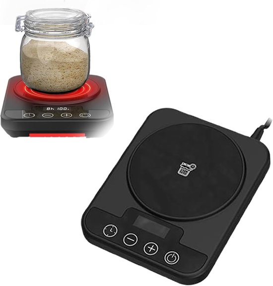 Intelligentes Sauerteig-gärbrett Mit Thermostat Präziser Temperaturregelung 21 38 C 12-stunden-timer Led-touchscreen Heizgerät Für Sauerteig Und