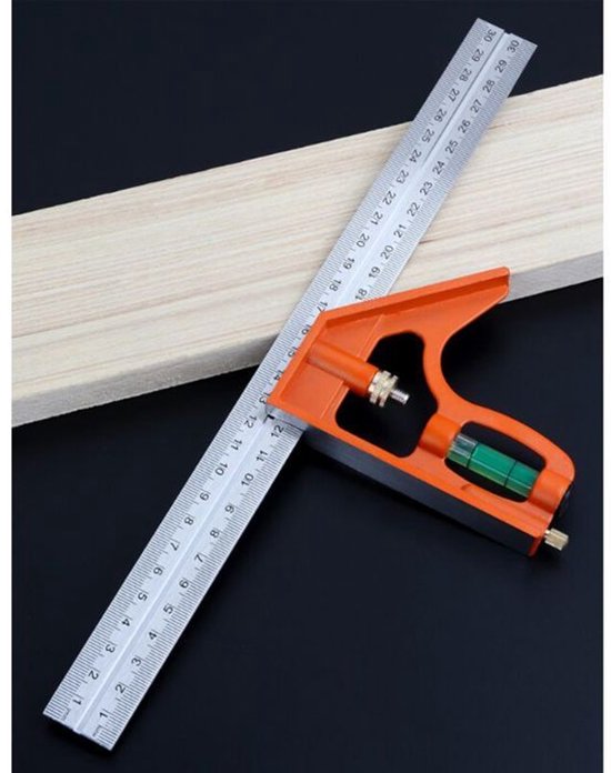 Zweiteiliges Kombinationslineal (150 Mm Und 300 Mm) – Metrisch – Zwei Universelle Kombinationslineale Mit Anschlägen – Set