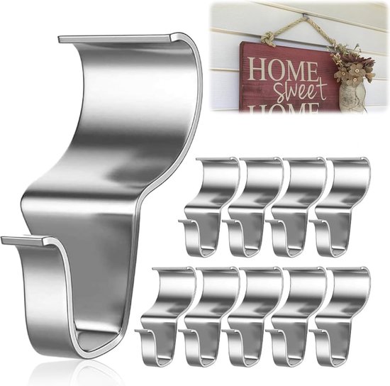 Weihnachtslichter-clips, Metall-weihnachtslichter-dachrinnenhaken, Lichterketten-clips Für Den Außenbereich, Saisonale Außenbeleuchtung, Weihnachtsdekorationen (50 Stück)