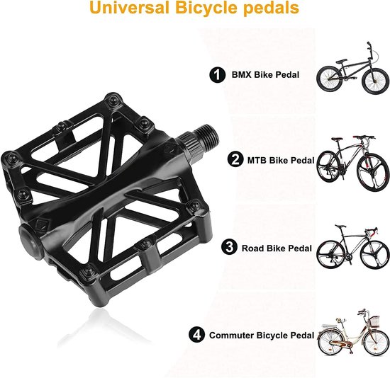 Fahrradpedale Plattformpedale Mtb-pedale Aluminium-fahrradpedale Pedale Flachpedale Rutschfeste Mountainbike-pedale Universal-grip-pedale Für Mtb