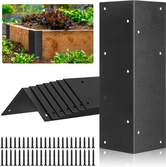 Eckwinkel Für Gartenbeete – 8er-set – Rostbeständig – 28 Cm Hoch