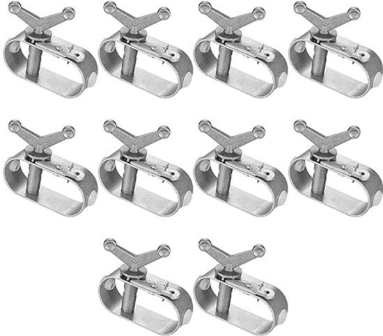 Drahtspanner 10er Pack Stahldrahtspanner 150 200 Kg Spannschlösser Drahtspanner Spannschlossspanner Spannbefestigung Spanner Für Elektrokabel, Wä