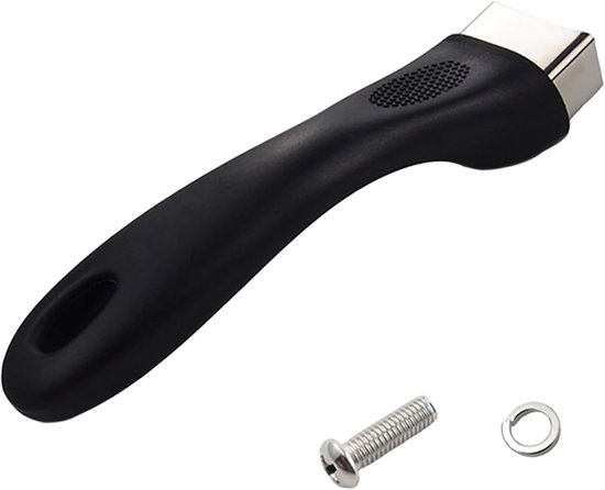 Ersatz-pfannengriffe, 16,3 Cm, Rutschfest, Hitzebeständig, Mit Schraube, Aus Kunststoff Und Edelstahl, Mit Aufhängeloch