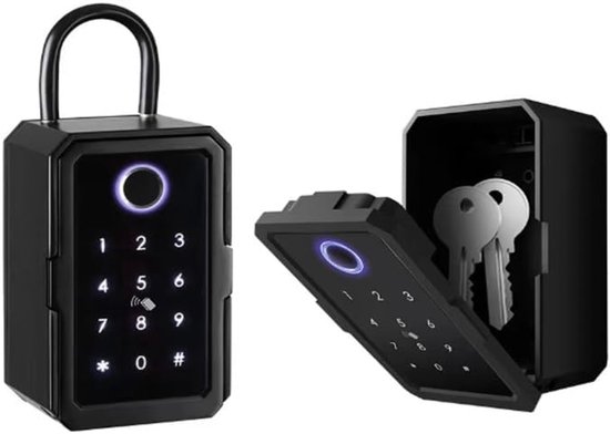Schlüsselsafe – Smart Mit Bluetooth, Zahlenschloss, Sicherheitssafe, Geeignet Für Den Außenbereich