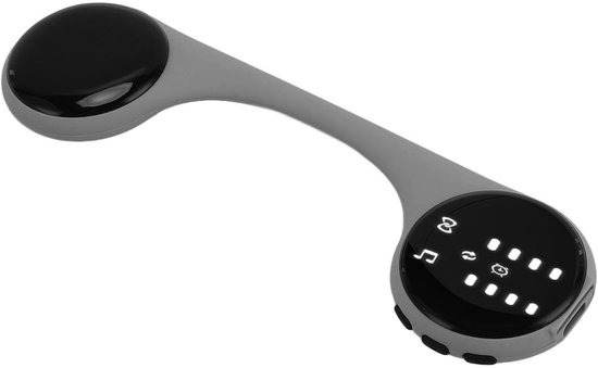 Kissenlautsprecher Für Die Nacht, Knochenleitung Und Stereo-bassrauschen Als Einschlafhilfe, Tragbarer Bluetooth-unterkissenlautsprecher Mit Led-bildschirm (grau)