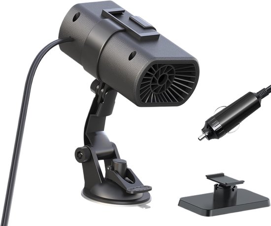 Tragbare 12-v-autoheizung Autoheizung Auto-enteiser Heizung Kabinenheizung Luftentfeuchter Mit Ventilator 2-in-1-windschutzscheibenenteiser Mit