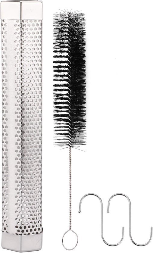 Grillbesteck-set – Rauchrohr Aus Edelstahl 304, Tragbarer Rauchgenerator, Pellet-rauchrohr-zubehör