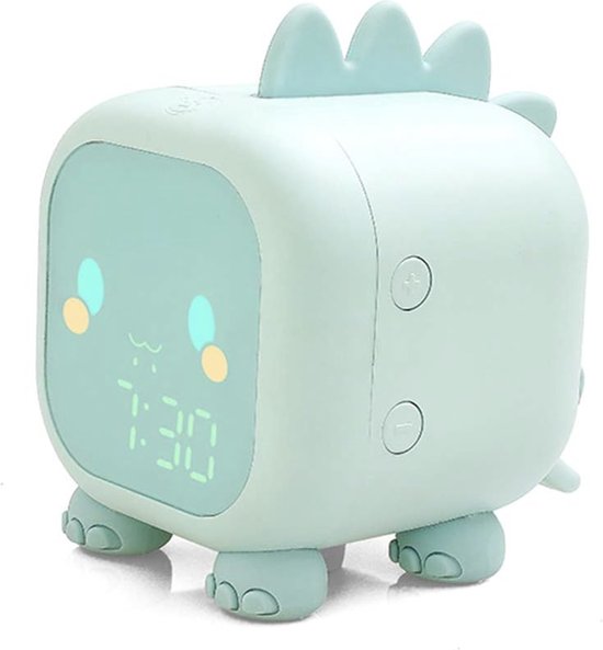 Schlaftrainer Kinderwecker Leuchtender Dinosaurier Led Digital Wecker Schlaftrainer Für Kinder Nachtlicht Mit Timer Geschenkidee Für Kinder, Mädc