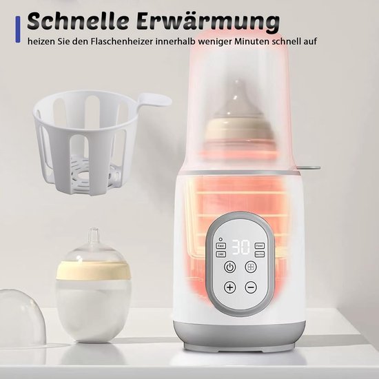Flaschenwärmer 8-in-1-babynahrungswärmer Für Muttermilch Oder Säuglingsnahrung Flaschenwärmer Mit Intelligenter Temperaturregelung Für Alle