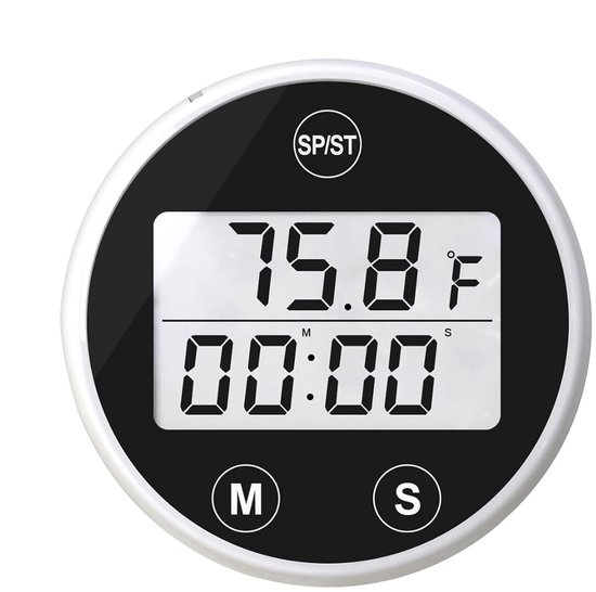 Schwimmender Wasserzähler Temperaturanzeige Mit Timer Gut Lesbarer Digitaler Alarm Wasserdichtes Schwimmthermometer Zubehör Für Whirlpool Teich 1