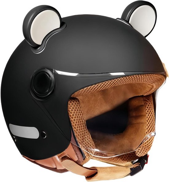 Motorradhelm – Rollerhelm – Mopedhelm – Sicher Unterwegs – Ece- Und Dot-geprüft – 54–62 Cm – C