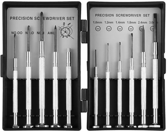 Mini-präzisionsschraubendreher-set Für Uhren Und Brillen – 11-teiliges Set
