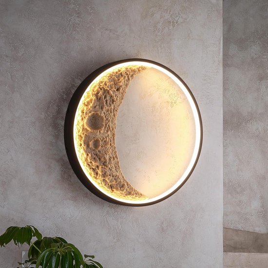 3d-mond-wandleuchte – Dimmbare Led-beleuchtung Für Wohnzimmer, Schlafzimmer Und Kinderzimmer