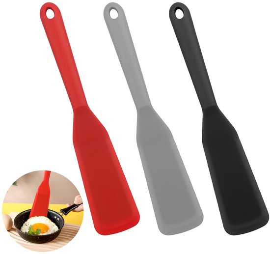 Store7 – Silikon-küchenspatel – Hitzebeständig Und Multifunktional – 3-teilig – Bpa-frei Und Spülmaschinenfest – Ideal Zum Backen Und Kochen – G...