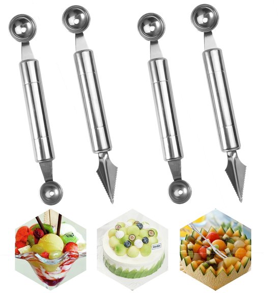 Dailygoody - Melonenlöffel - Multifunktionales Obstschneidemesser-set