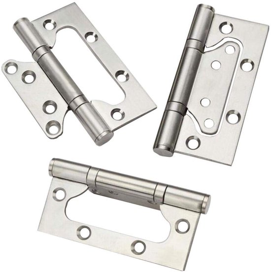Virtubuy – Scharniere – Stabile Scharniere Für Türen Und Fenster – 10 Cm Höhe – Einfache Montage – Geeignet Für Den Innenbereich...
