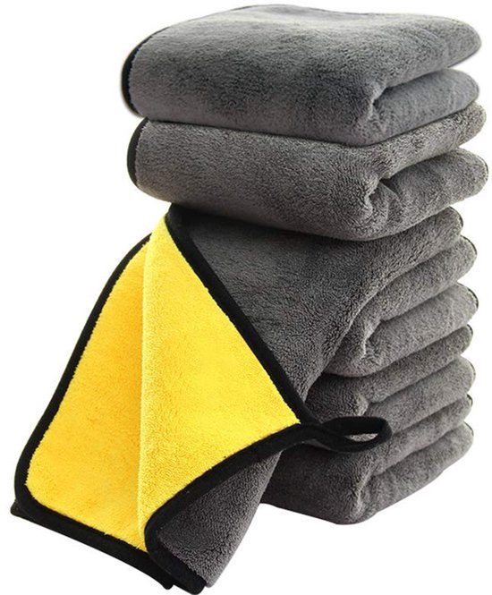 Ultra-saugfähige Und Weiche Mikrofasertücher Für Auto Und Haushalt, 6 Stück, 40 X 40 Cm