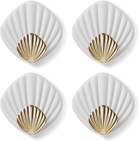 Muschelförmige Selbstklebende Wandhaken Hp004-w Moderne Selbstklebende Haken Geeignet Für Badezimmer Und Küchen Können Auch Als Garderobenhaken Weiß