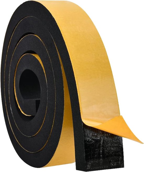 Selbstklebendes Schaumstoffband 50 Mm Breit 10 Mm Dick Wetterfester Neoprenstreifen Schalldämmung Und Stoßdämpfende Dichtung Für Fenster Türen