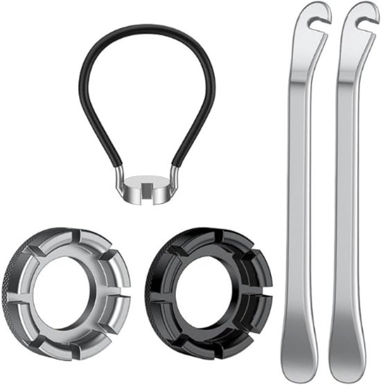 Set Mit 2 Speichenspannern Und Robustem Fahrradwerkzeug Zur Wartung Und Einstellung Von Fahrradrädern