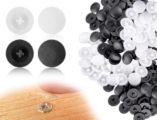 400 Stück Schraubenabdeckungen Phillips-schrauben Kunststoff-schraubkappen Dekorative Abdeckkappen Schraubenkappen Geeignet Für Möbelreparaturen 12 Mm
