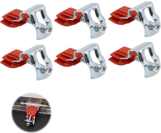 Set Mit 6 Verstellbaren Bogenklemmen Für Küche Und Bad, Ideal Für Die Spülbeckenmontage