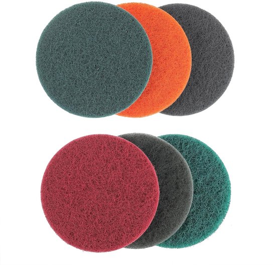 Klett-schleifvlies 125 Mm Für Exzenterschleifer - 12 Stück