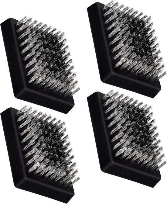 4 Ersatzbürstenköpfe Für Die Grillreinigung, Kabellose Edelstahlaufsätze