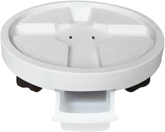 Pflanzenständer Mit Rollen – Blumenwagen – Pflanzen Transportieren – Bodenschonendes Design – 36 X 36 X 8,5 Cm – Mehrfarbig