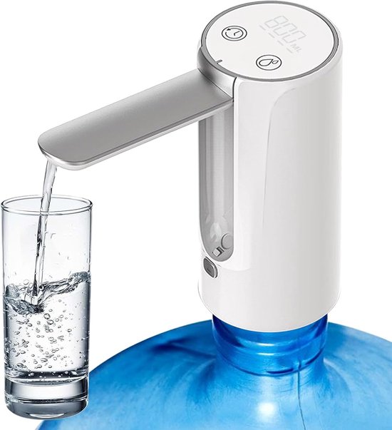 Wasserflaschenpumpe, 3 Stufen, Elektrischer Wasserspender Mit Dosierfunktion, Automatische Trinkwasserpumpe, Tragbarer Wasserflaschenspender, Faltbar, Usb