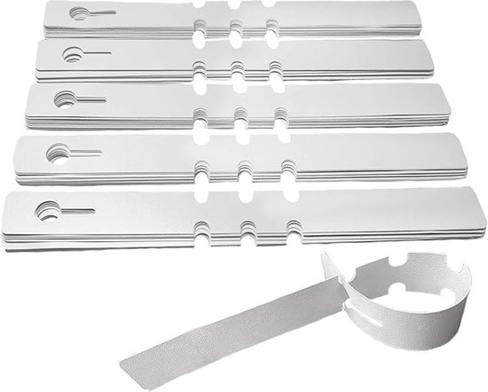 Pflanzenetiketten – Pvc-schlitzetiketten – 300 Stück – Gartenstecker – Verstellbare, Umlaufende Hängeetiketten – Für Pflanzen Und Bäume – 210 X 20 Mm